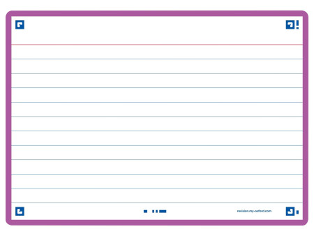 Oxford Fiches 'Flash 2.0', 105 x 148 mm, lilas