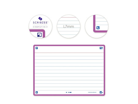 Oxford Fiches 'Flash 2.0', 105 x 148 mm, lilas