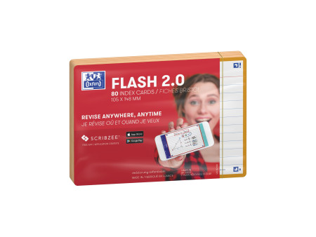 Oxford Fiches 'Flash 2.0', 105 x 148 mm, orange