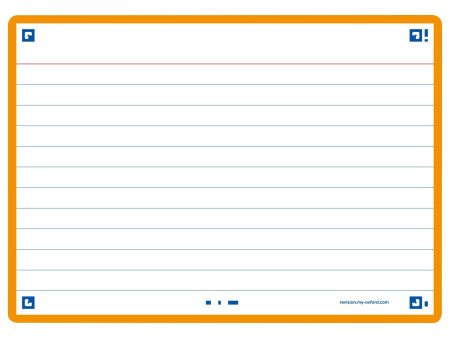 Oxford Fiches 'Flash 2.0', 105 x 148 mm, orange