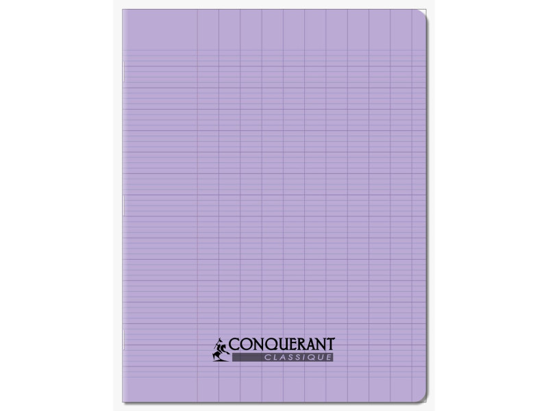 CONQUERANT CLASSIQUE Cahier 170 x 220 mm, Seyès,lilas pastel