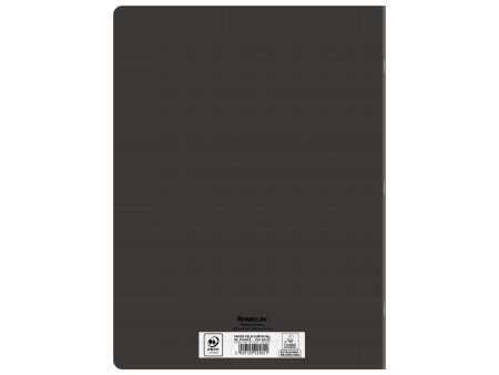 CONQUERANT CLASSIQUE Cahier 240 x 320 mm, Seyès, noir