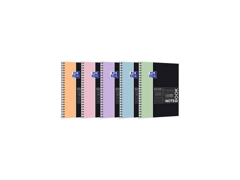 Oxford Etudiants Cahier à spirale NOTEBOOK Pastel, A4+ seyès