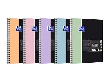Oxford Etudiants Cahier à spirale NOTEBOOK Pastel, A4+