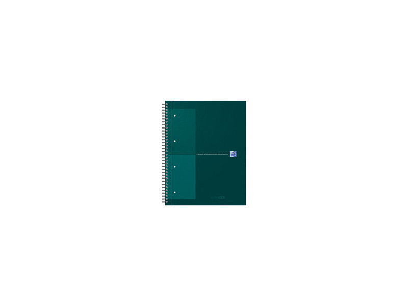 Oxford International Cahier NOTEBOOK, A4, ligné, bleu foncé