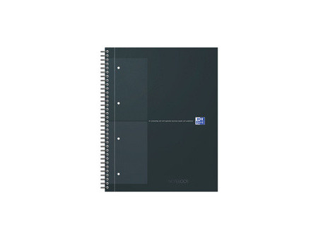 Oxford International Cahier NOTEBOOK, A4, ligné, bleu foncé