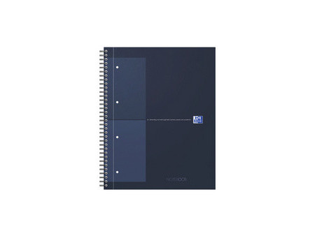 Oxford International Cahier NOTEBOOK, A4, ligné, rouge foncé
