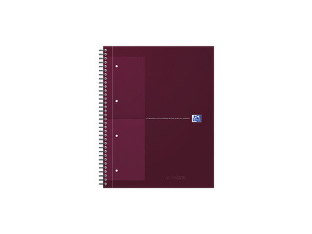 Oxford International Cahier NOTEBOOK, A4, ligné, vert foncé
