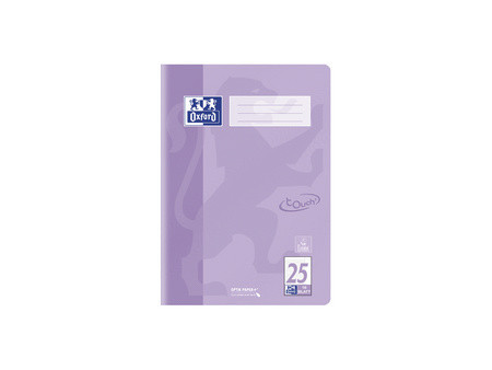 Oxford Cahier Touch pastel, A4, linéature 25, lilas
