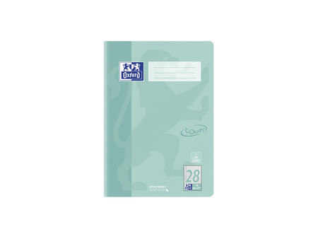 Oxford Cahier Touch pastel, A4, linéature 26, bleu
