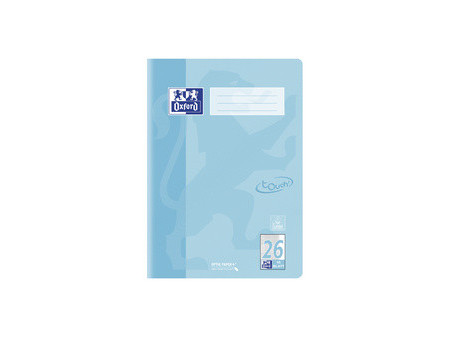 Oxford Cahier Touch pastel, A4, linéature 28, vert