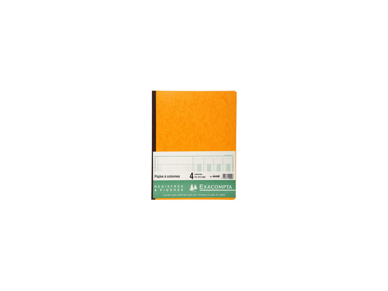 EXACOMPTA Piqûre, 15 colonnes sur 2 pages, 33 lignes