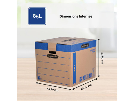Fellowes BANKERS BOX TRANSIT carton de déménagement SmoothMo
