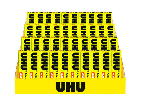 UHU Colle multi-usage extra, avec solvant, 31 g, présentoir