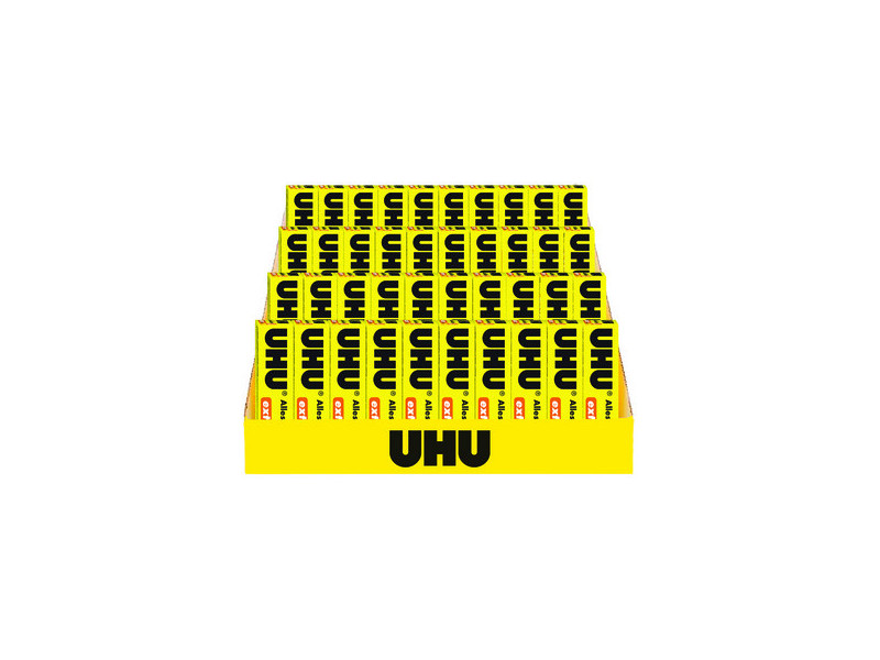 UHU Colle multi-usage extra, avec solvant, 31 g, présentoir