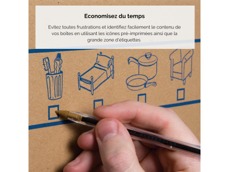 Fellowes BANKERS BOX TRANSIT carton de déménagement SmoothMo