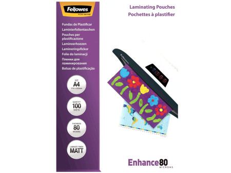 Fellowes Pochette de plastification, A4, mat, 160 microns