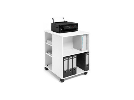 DURABLE Desserte de bureau '74/59' ouvert, 6 étagères, gris