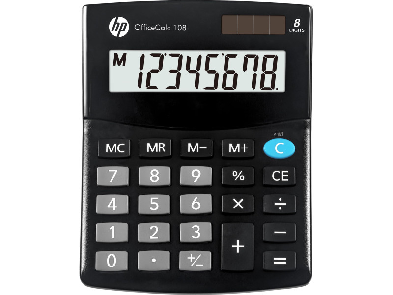 hp Calculatrice de bureau 'OfficeCalc 108', noir