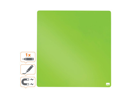 nobo Tableau mémo carré, (L)360 x (H)360 mm, vert