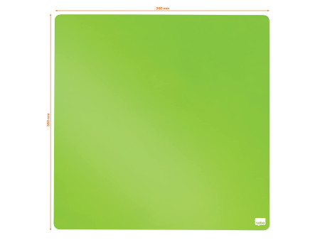 nobo Tableau mémo carré, (L)360 x (H)360 mm, vert