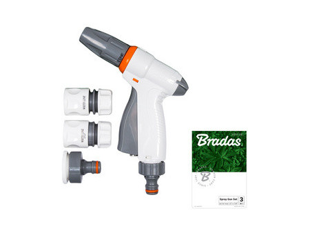 Bradas Kit de pistolet d'arrosage QUICK PROSTY, 4 pièces