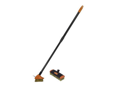 Bradas Kit de nettoyage à brosses métalliques, télescopique
