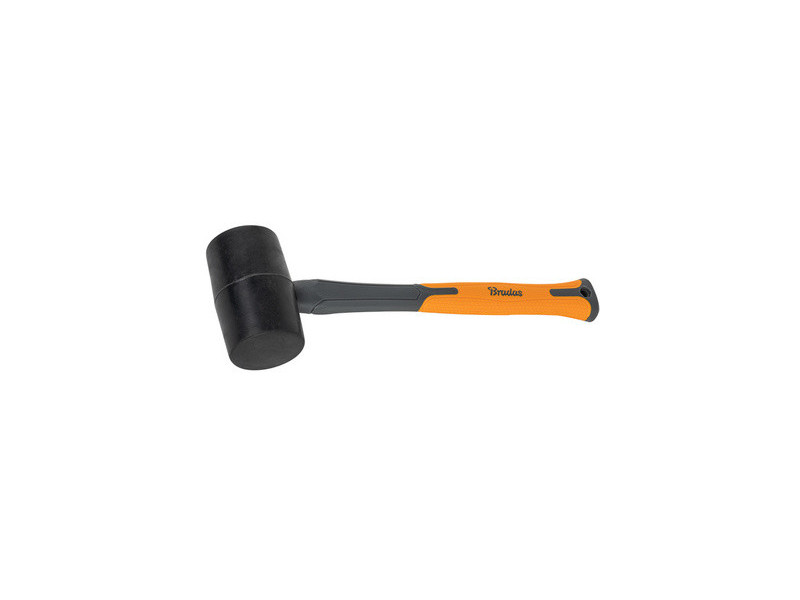 Bradas Maillet en caoutchouc, 450 g, anthracite/orange
