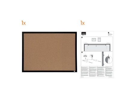 nobo Tableau d'affichage en liège, (l)585 x (H)430 mm