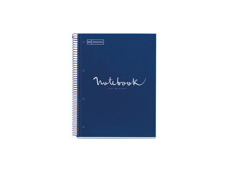 MIQUELRIUS Cahier à spirale 'Notebook EMOTIONS', A5, bleu