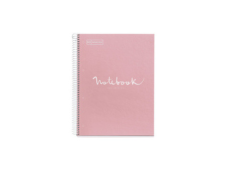 MIQUELRIUS Cahier à spirale 'Notebook EMOTIONS', A5, rose