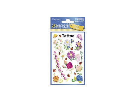 ZDesign KIDS Tatouages 'fleurs', coloré