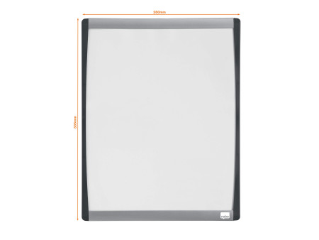 nobo Tableau blanc mural à cadre incurvé, (L)280 x (H)335 mm