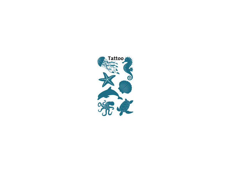AVERY Zweckform ZDesign KIDS Tatouages 'Vie marine'