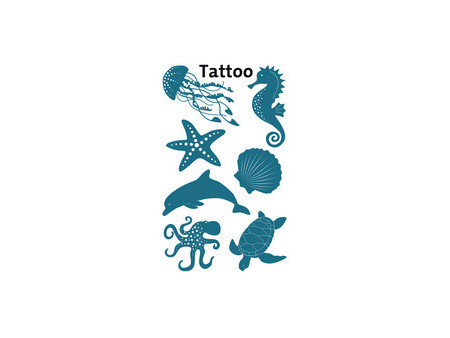AVERY Zweckform ZDesign KIDS Tatouages 'Vie marine'