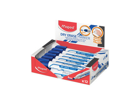 Maped Marqueur pour tableau blanc Marker'Peps Jumbo, bleu