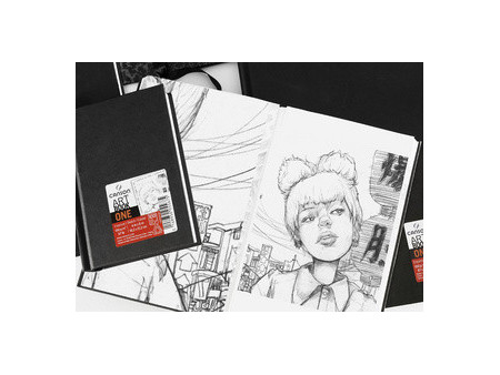 CANSON Carnet esquisse ARTBOOK ONE, 140 x 216 mm, noir