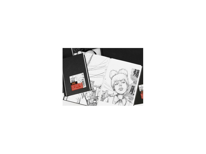 CANSON Carnet esquisse ARTBOOK ONE, 140 x 216 mm, noir