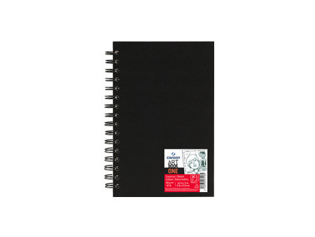 CANSON Carnet esquisse ARTBOOK ONE, 140 x 216 mm, noir