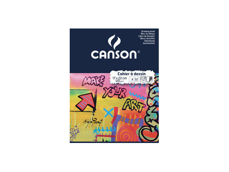 CANSON Cahier de dessin, uni, 120 g/m2, 170 x 220 mm