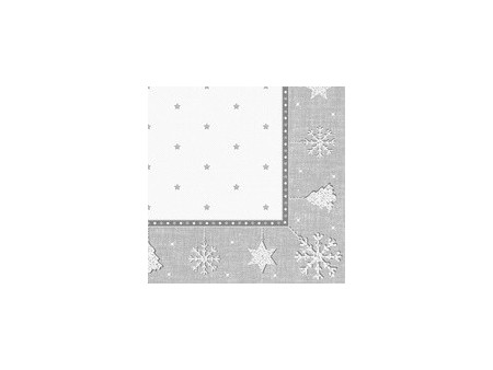 PAPSTAR Serviette à motif de Noël 'X-Mas', or