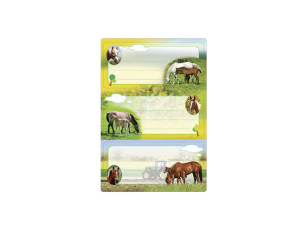 HERMA Étiquette pour livre 'Chevaux', 76 x 35 mm