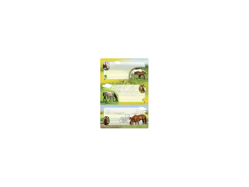 HERMA Étiquette pour livre 'Chevaux', 76 x 35 mm