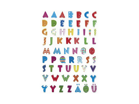 HERMA stickers alphabet MAGIC, A-Z, gravé Stone