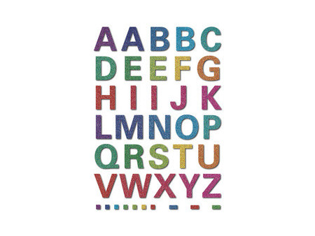 HERMA lettres alphabétiques MAGIC A-Z, glittery