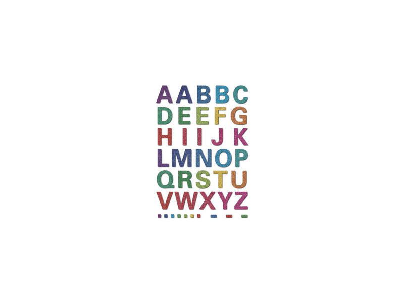 HERMA lettres alphabétiques MAGIC A-Z, glittery