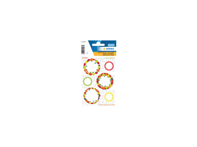 HERMA Etiquettes pour couvercle HOME 'New Look Fruits I'