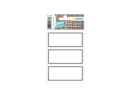 HERMA Étiquette de cuisine HOME, 82 x 36 mm, bord gris