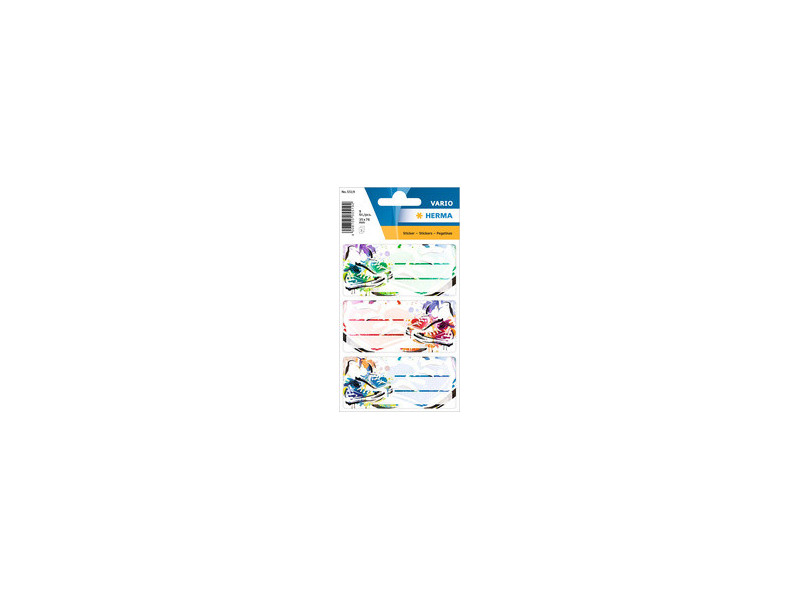 HERMA Étiquette pour livres VARIO 'Pinceaux', 76 x 35 mm