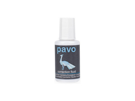 pavo Correcteur liquide, blanc, contenu: 20 ml
